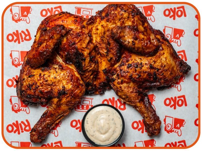 Poulet entier braisé
